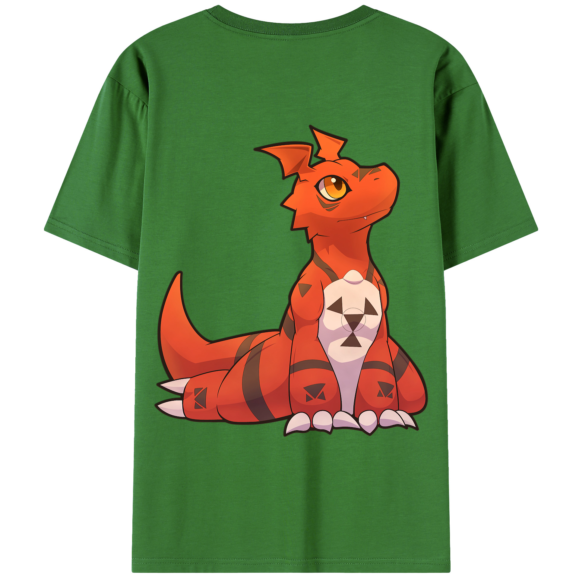 （画像用） Digimon デジタルモンスター/デジモン レディース半袖Tシャツ(バックプリント)